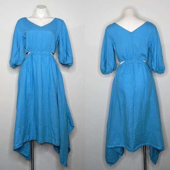 NICHOLAS Dresses & Skirts - Nicholas blue cutout dress 10